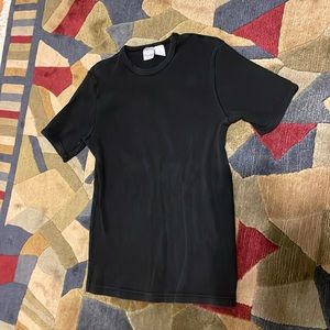 VTG Y2K Utility ribbed black tee